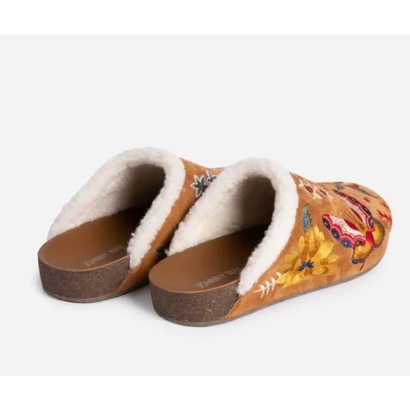 Johnny Was Multicolor Embroidered Mules - Picture 3 of 16